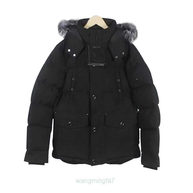 Men s Down Parkas Newly Upgraded Version 07 Canadian Scissors Goose Down Fashion Men s Short Jacket Ski Suit 5b9f