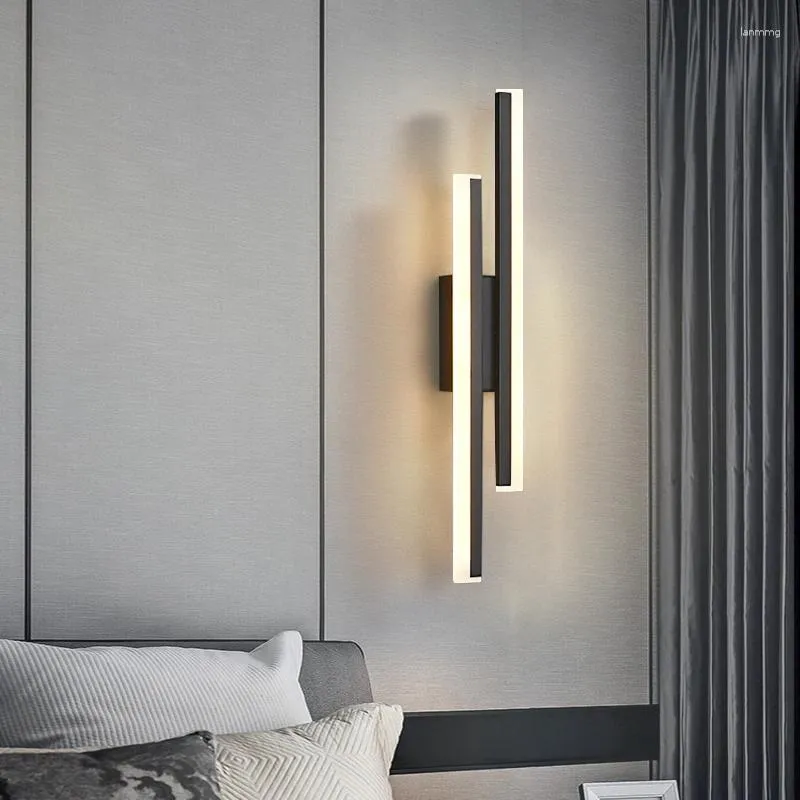 Wall Lamp 2023 Designer Nordic Modern All Copper LED Background Light Bedroom Living Room Restaurant Staircase Bar Interior De