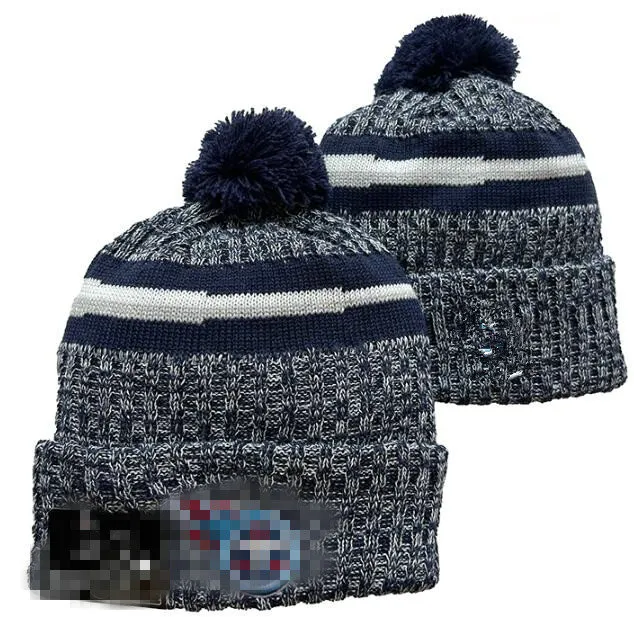 Tennessee''titans''beanies Bobble Hats Baseball Ball Caps 2023-24 Fashion Designer Bucket Hat Chunky Knit Faux Pom Beanie Christmas Hat A7