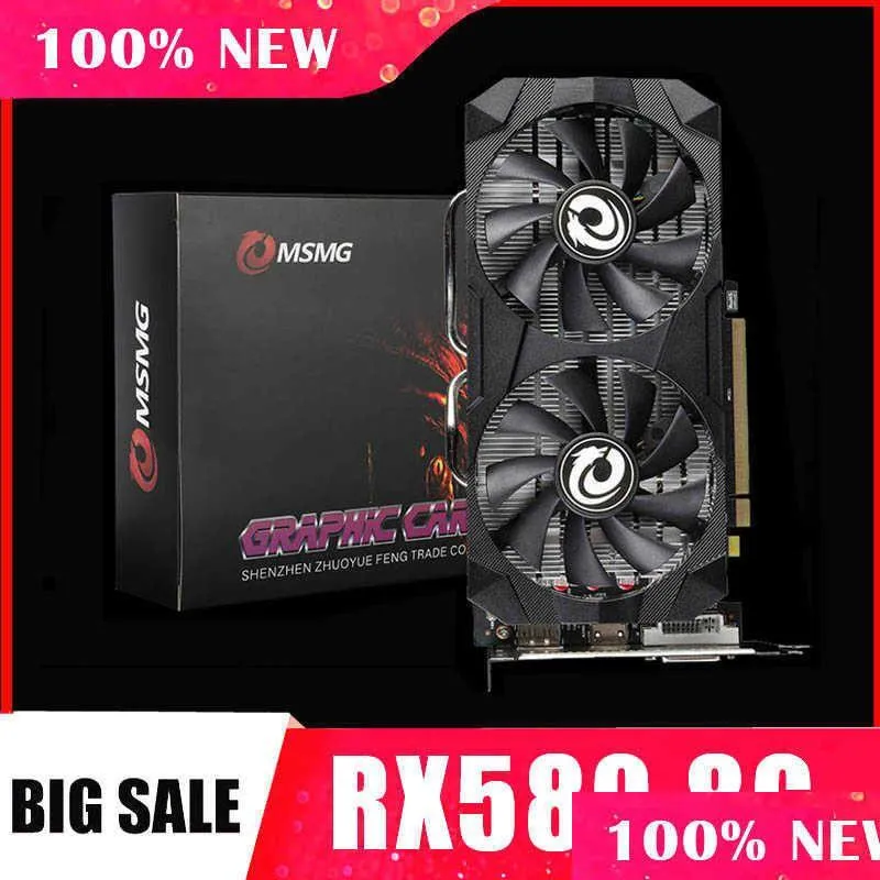 Karty graficzne Odnowione RX580 8 GB GPU Place DE Video Gaming Karta nie 4 GB 2060 RTX3060TI GTX1060 3050 DDR5 1660SUPER 6600XT 1080 DRO OTGNF