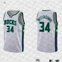 Basketball Jerseys NEW College Basketball Wears 2022 Basketball jersey Giannis Antetokounmpo #34 Khris Middleton #22 Jrue Holiday #21 MilwaukeeCity 75TH Diamon