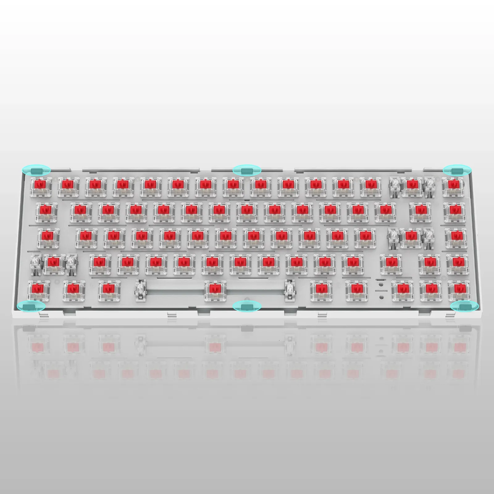 Womenier V K66 Wired Mechanical Gaming Anne Pro 2 Keyboard