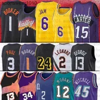 1 Devin 3 Chris Booker Paul Basketball Jerseys 34 Charles 13 Steve Barkley Nash Kawhi George Leonard Stitched Jerseys