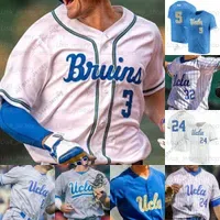 College Baseball Wears 2021 NCAA UCLA College Baseball jerseys Brandon Crawford 7 Chase Utley 12 Gerrit Cole 42 Robinson