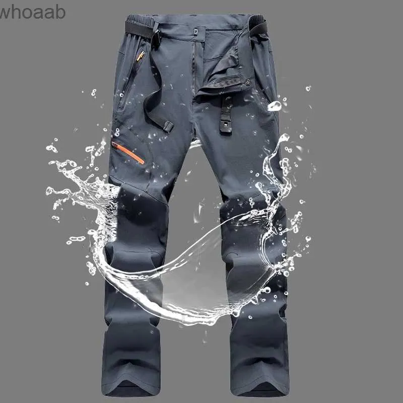 Men's Pants 6XL Tactical Waterproof Pants Men New Cargo Spring Summer Quick  Dry Trousers Men's Outdoor Sports Trekking Camping Fishing Pants YQ231201