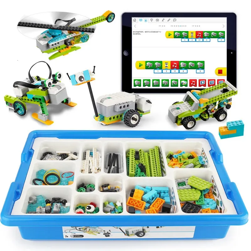 Принадлежности для рождественских игрушек WeDo 2.0 Образовательные функции Совместимые детали «сделай сам» 45300 Основной набор WeDo 2.0 Строительные блоки Игрушки «сделай сам» Рождественские подарки 231129