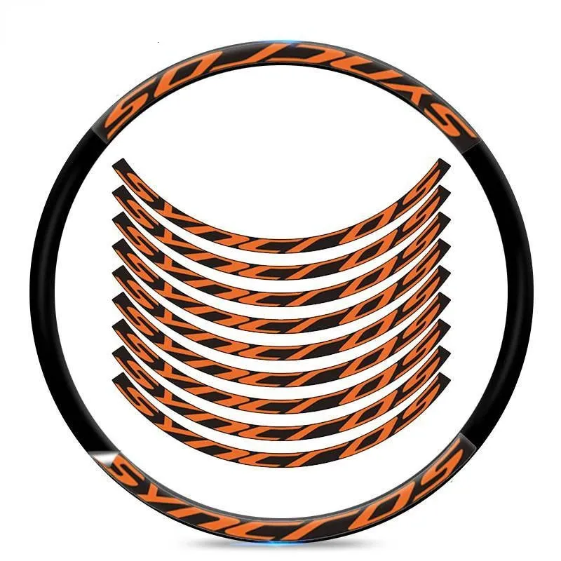SYNCROS 29 Mountain Bike Rim Stickers, Waterproof MTB Bicycle