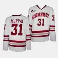 Custom Massachusetts Minutemen UMass College Hockey Jersey Cale Makar Bobby Trivigno Scott Morrow Ryan Ufko Josh Lopina Garrett Wa