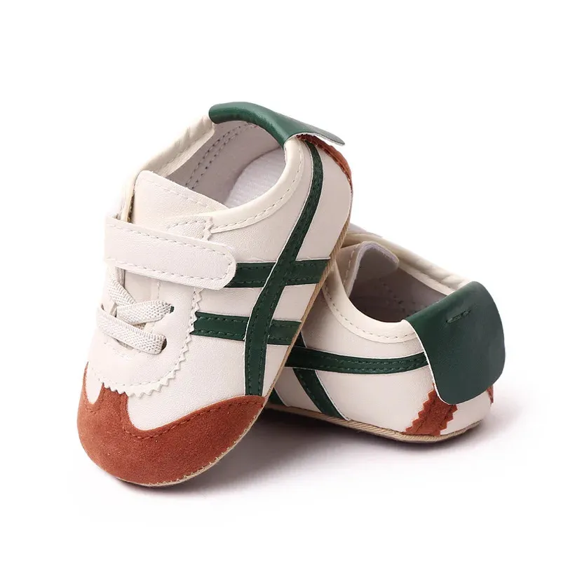 Premiers marcheurs Kidsun Bébé Garçons Filles Toile Sport Baskets Semelle Souple Antidérapante Enfant Berceau Chaussures 6 Couleurs Né 231201