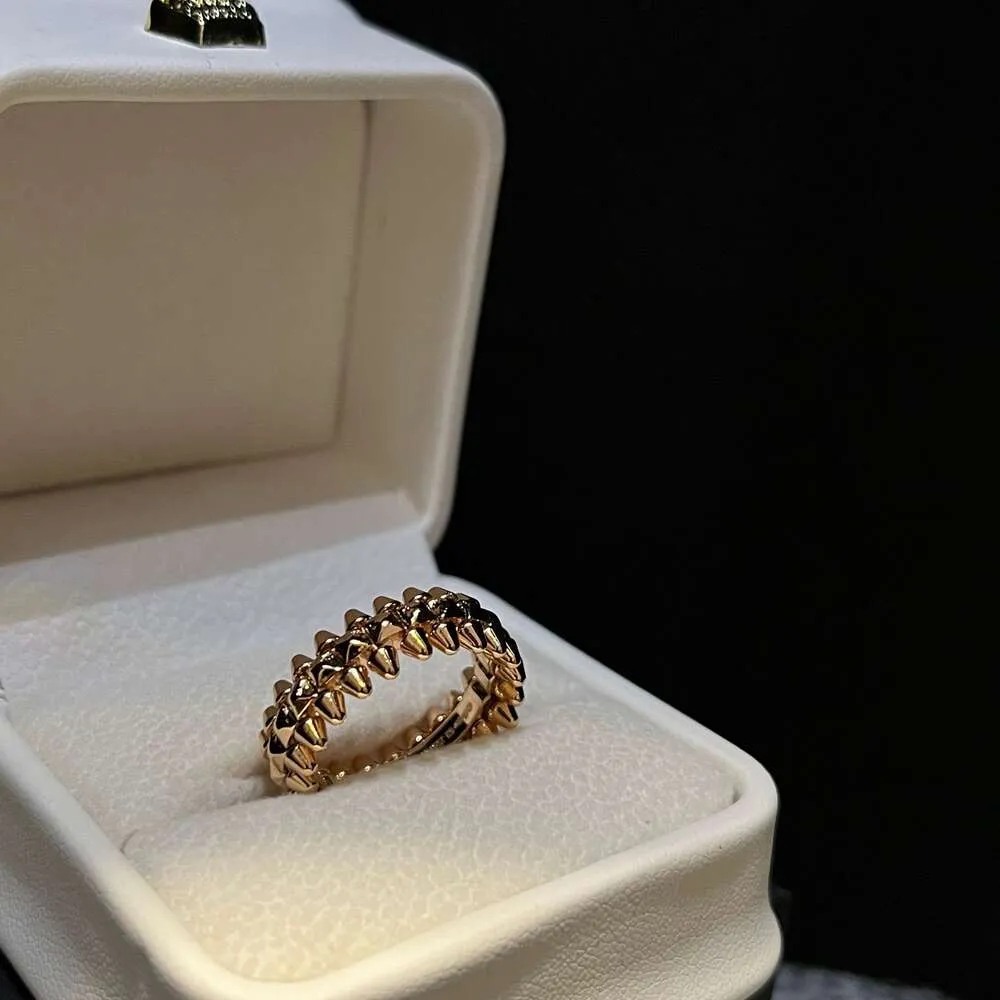 Designer ring Carter Bullet Head Ring dubbele rij wilgenring voor mannen en vrouwen stijl hoog