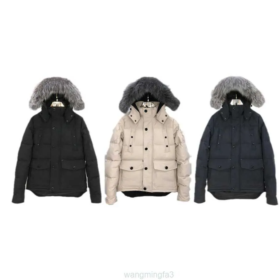 Women's Down Parkas Newly upgraded version 04 Canadian Scissors Goose down Silver Fox fur and women's jacket Couple ski suit