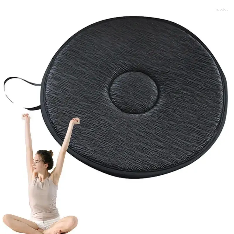 Oreiller siège de voiture pour toutes les saisons, coussin de chaise antidérapant rotatif à 360 degrés, tapis de Yoga pour canapé et voiture