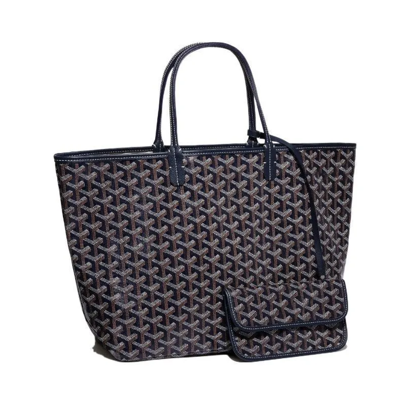 Genuine Leather Tote Bag With Crossbody Strap Clutch Wallet