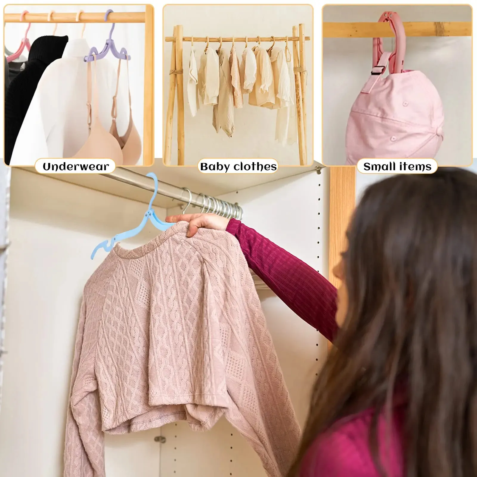12 PCS Tavel Hanges Cuise Ship Essentials Potable Folding
