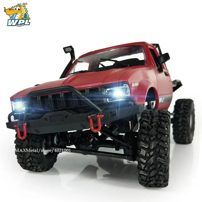 Voiture électrique/RC WPL C14 1 16 RC Truck Hynix 2.4G Mini voiture télécommandée tout-terrain 15 km/h vitesse maximale Mini RC Monster Truck 4WD RTR 231130