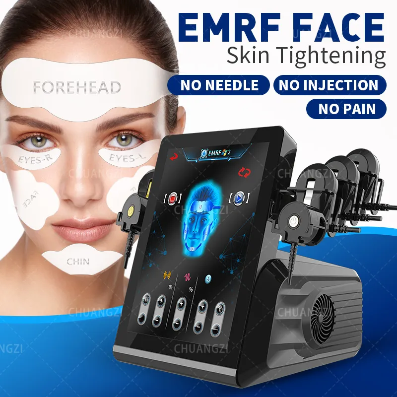 Профессиональная электростимуляция лица Emrf Face Ems RF Машина для лифтинга лица PEFACE Sculpt Подушечки для лица Массажер Устройство