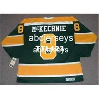 #8 WALT McKECHNIE California Golden Seals 1972 CCM Vintage Hockey Jersey or custom any name or number retro Jersey