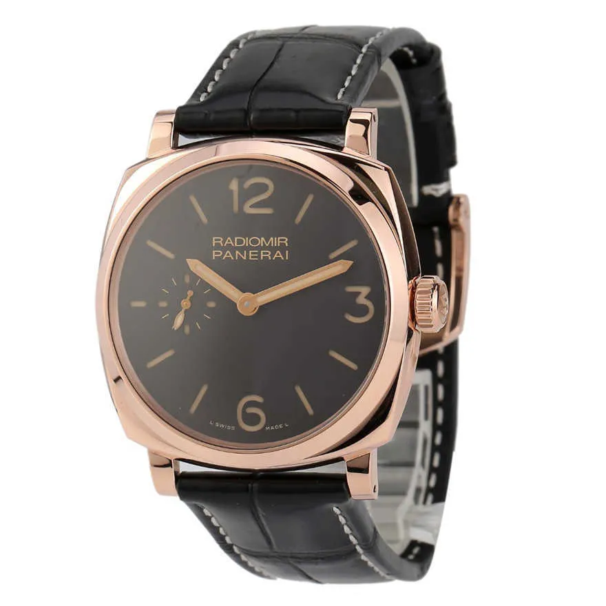 Paneri Watch Series ZF مصنع المصمم الفاخر ساعات Wristwatches 1940 PAM MANUAL MANEALACAL MANS WATCH 42 مم مقاوم للماء من الفولاذ المقاوم للصدأ حركة عالية الجودة X3
