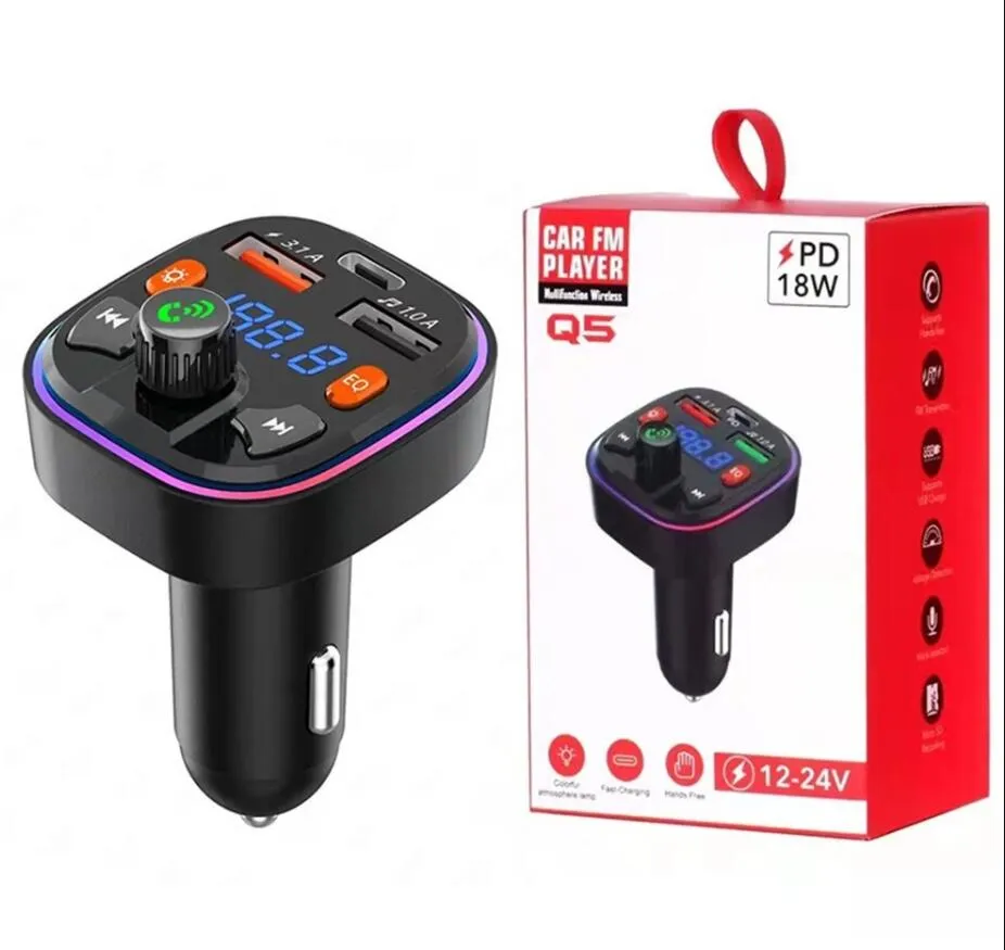 Bluetooth FM Transmetteur allume-cigare voiture - Accessoire téléphonie
