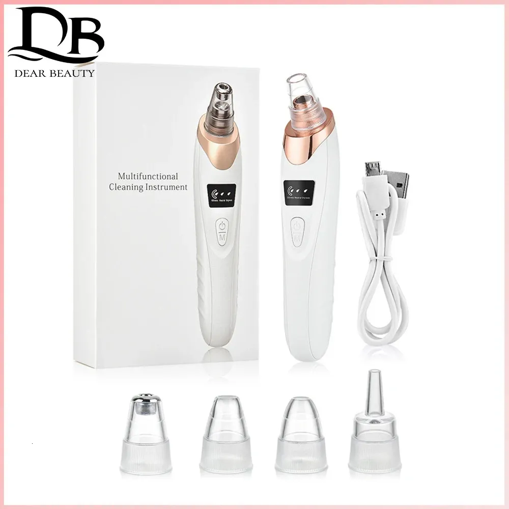 Outils de nettoyage Accessoires Comédons Nez T Zone Pore Vide Acné Pimple Enlèvement Outil D'aspiration Sous Vide Diamant Dermabrasion Machine Visage Propre 231130