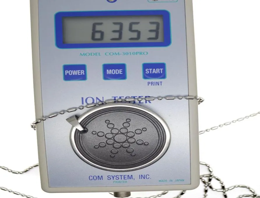 Pendentif d'énergie scalaire quantique en acier inoxydable, 6000 7000 ions, avec vidéo de Test et carte pour chaque pendentif 8365560