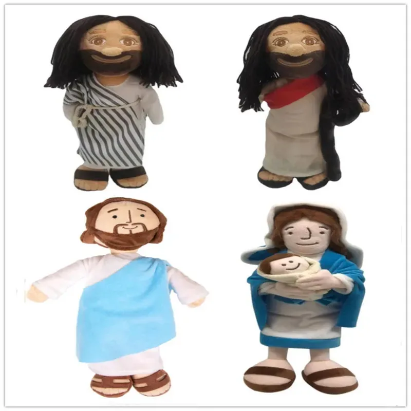 Atacado novos produtos Jesus e Maria brinquedos de pelúcia presentes de Natal enfeites de quarto