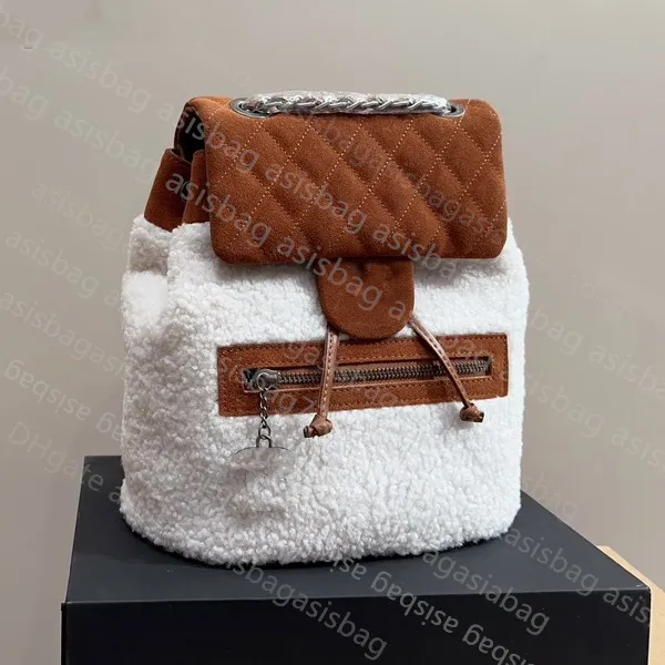 fashion channel bag designer backpack metallic backpack with star coin purse genuine leather calfskin mini cc purse small shopping bag luxury