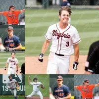 College wear baseball Virginia Baseball Jersey Kyle Teel Zack Gelof Devin Ortiz Nic Kent Brendan Rivoli Max Cotier Logan Michaels Chris Newe