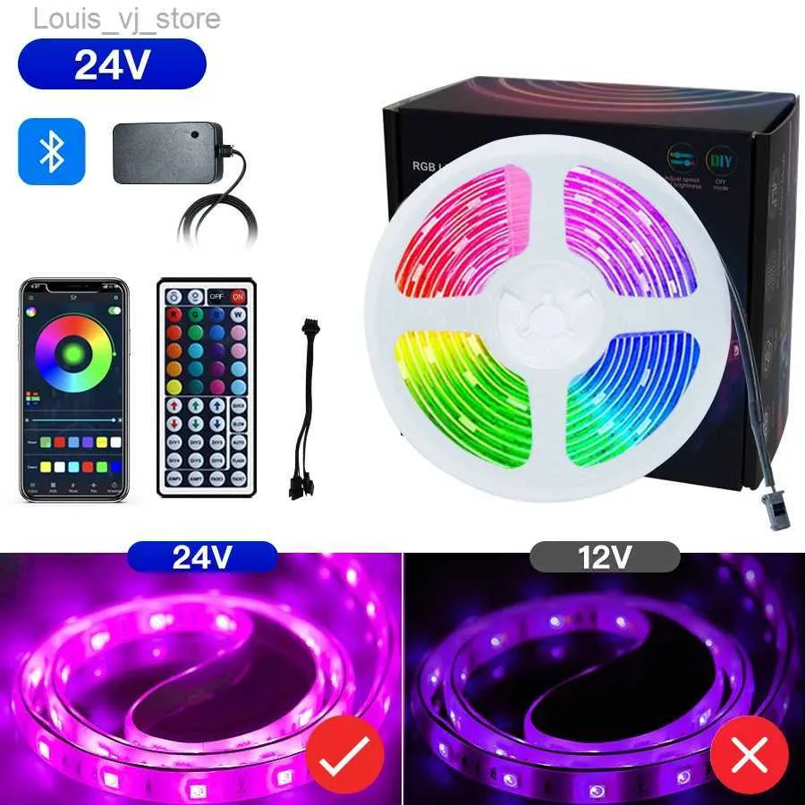 LED Neon Sign 10M 50M Led Strip Light Bluetooth Led Strip 5050 RGB Tape