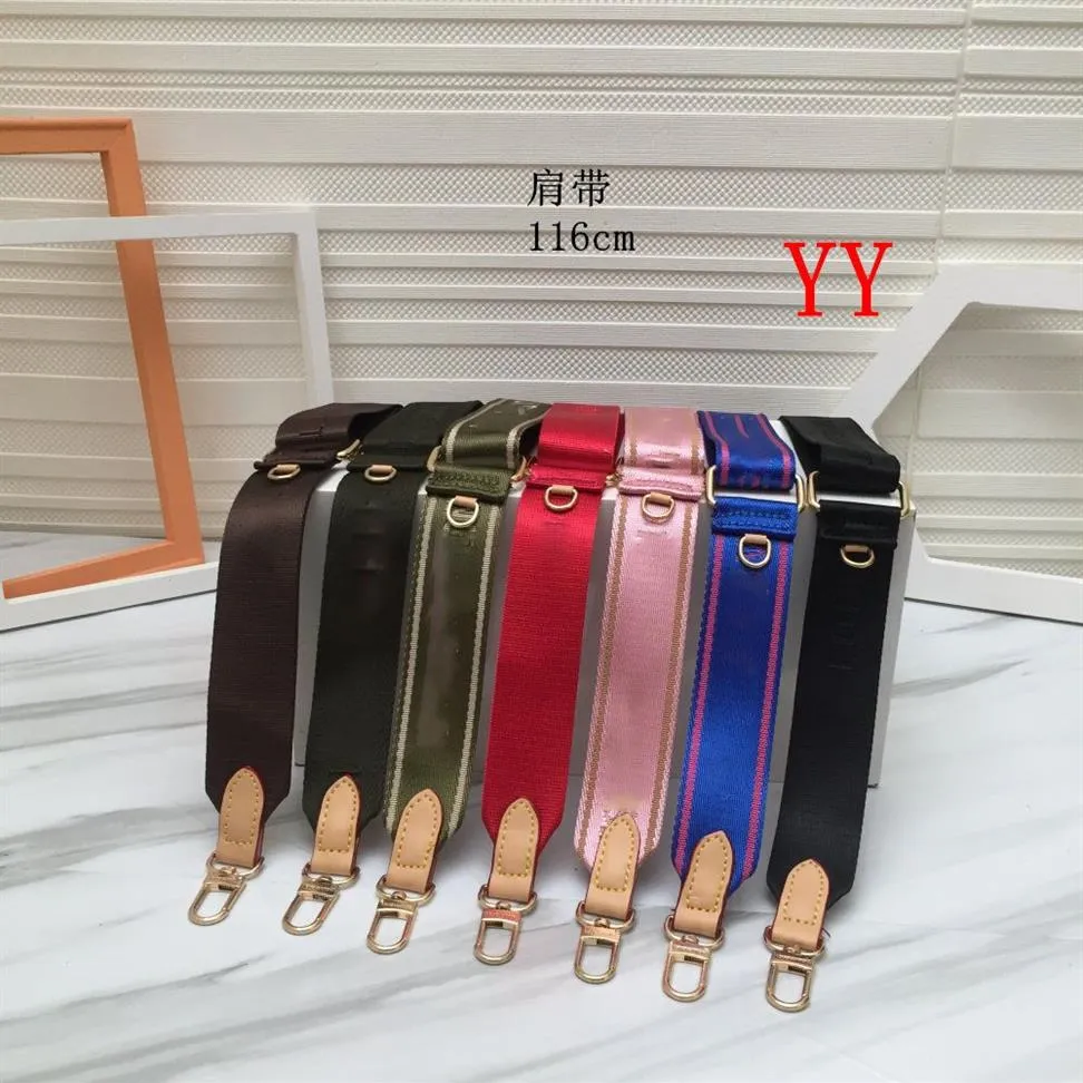 7 Colors Pink Black Green Blue Coffee Red Shoulder Straps for 3 Piece Set Bags Women Crossbody Bag Fabric Bag Parts Strap 2023065