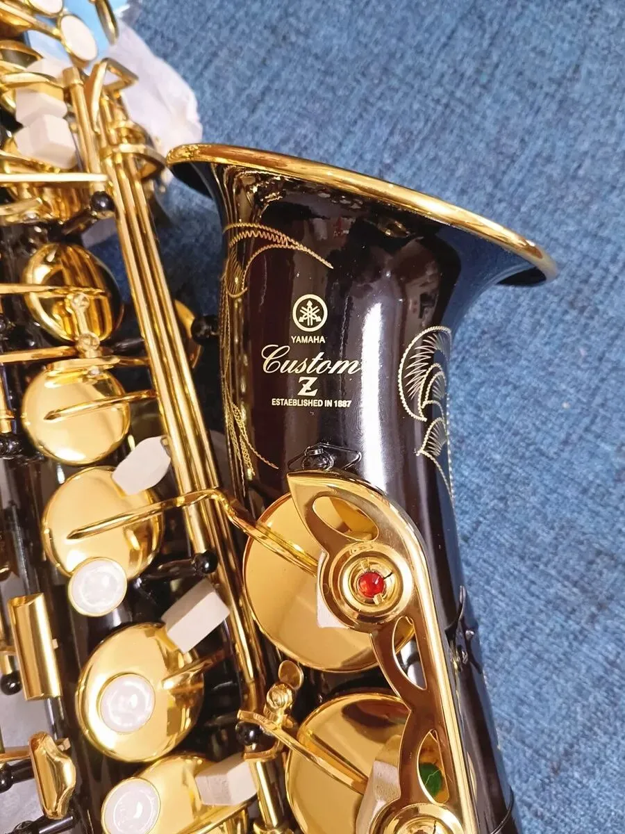 Japan Marke YAS-82Z Schwarzgold Schlüssel professionelles Niveau Altsaxophon Altsaxophon E-Flat Holzblasinstrumente Saxophon Musikinstrument mit Mundstück