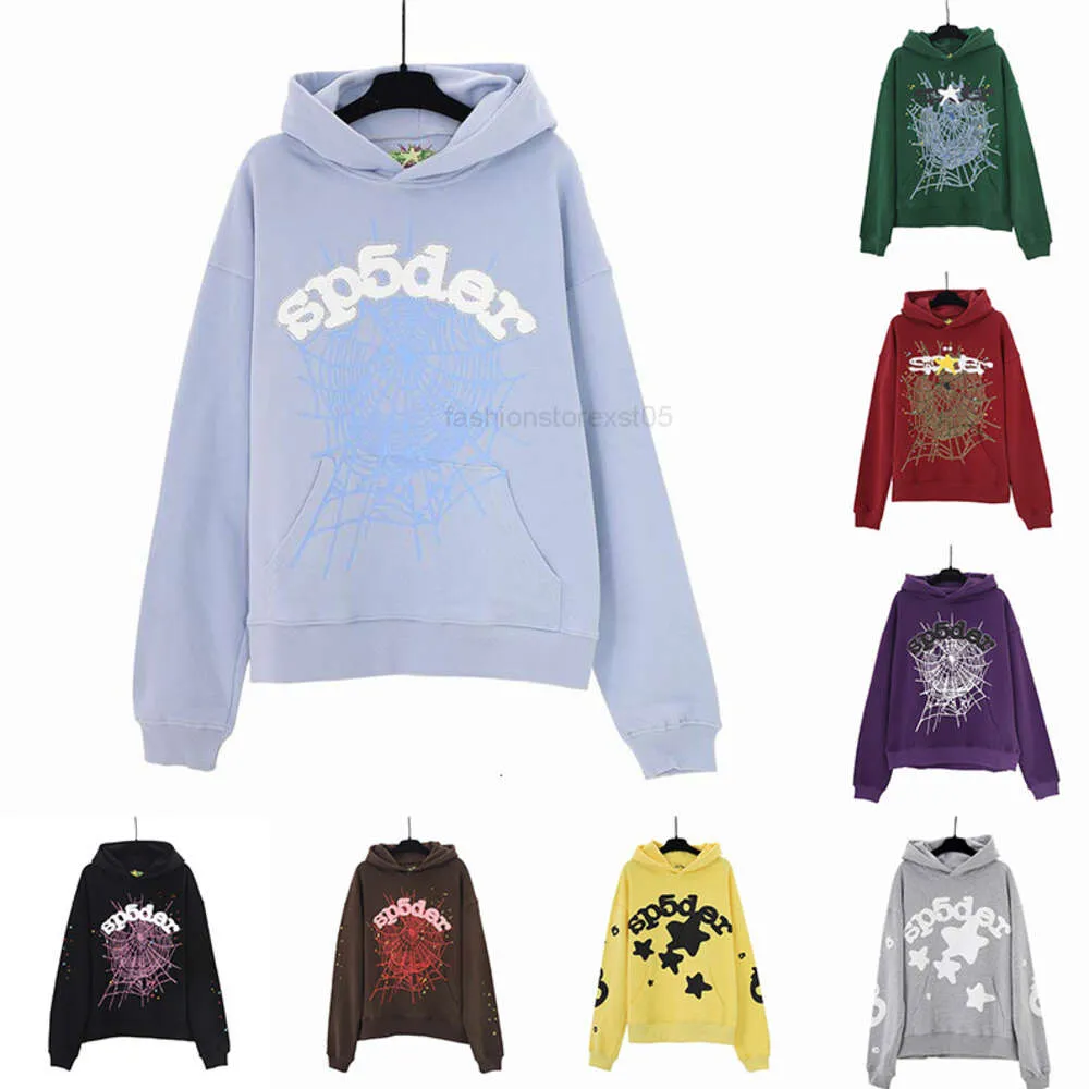 Sweats à capuche pour hommes Sweatshirts pas cher en gros Spider Sp5der Young Thug 555555 Angel Pull Rose Rouge Sweat à capuche Pantalons Hommes Sp5ders Qualité d'impression Beaucoup de couleurs