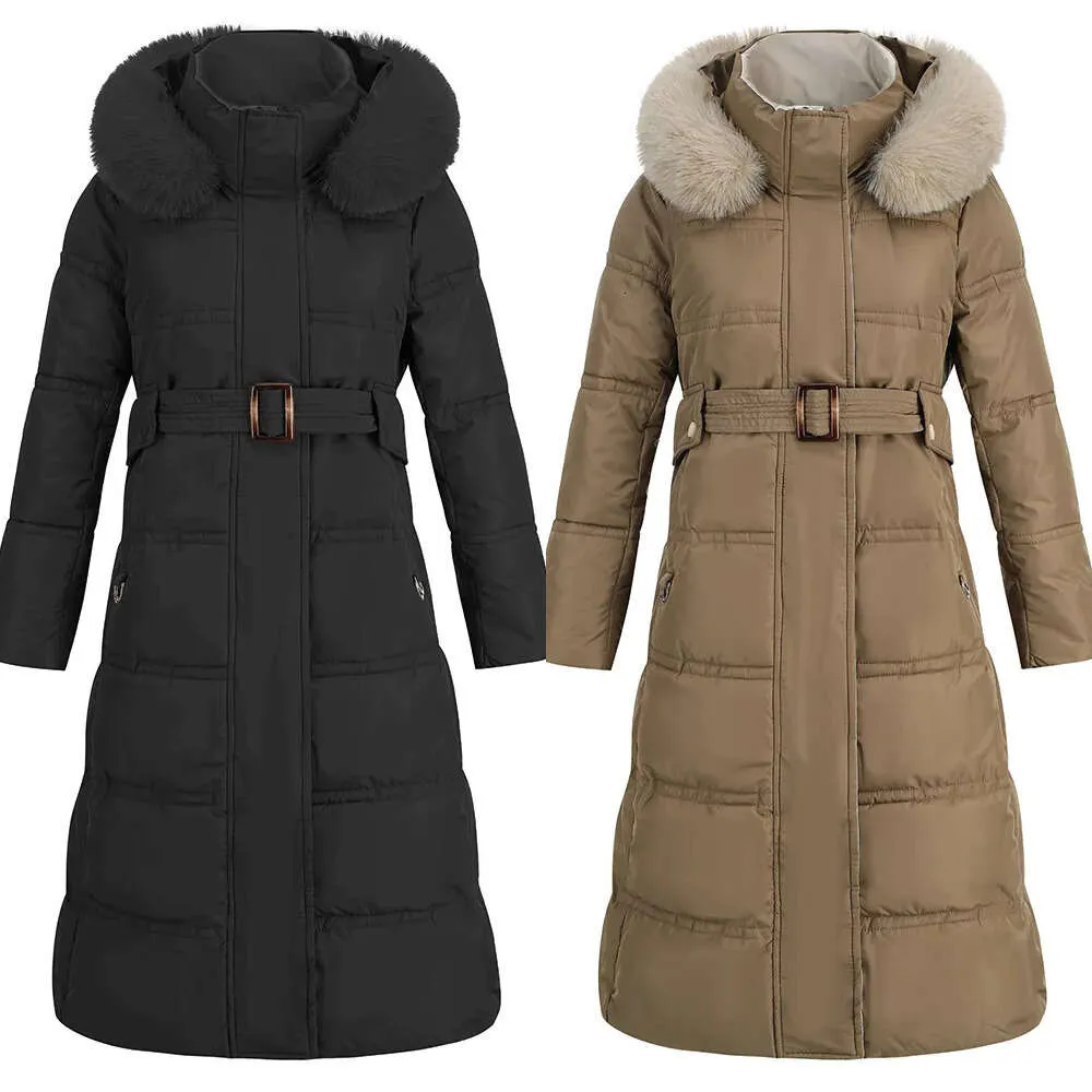 Doudoune femme hiver manteaux matelassés minces pour femmes manteau Long à capuche épais coton rembourré vestes longues vêtements d'extérieur