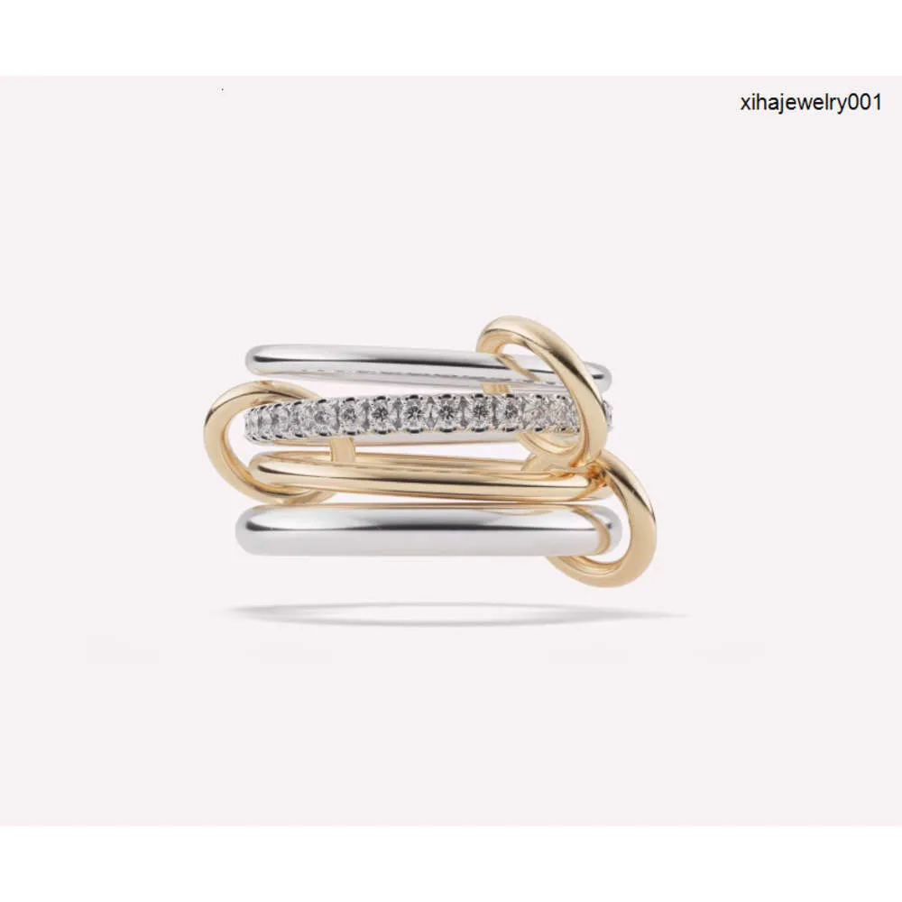 2024Spinelli Rings Nimbus SG Gris مصمم مماثل جديد في المجوهرات الراقية الفاخرة X Hoorsenbuhs Microdame sterling Silver Ring