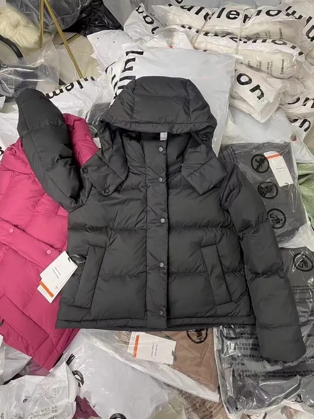 Dames Donsparka's Designer Jas Dames Lululemen Damesjas Wunder Puff Puffer Winterjassen Moncler Warm 1z