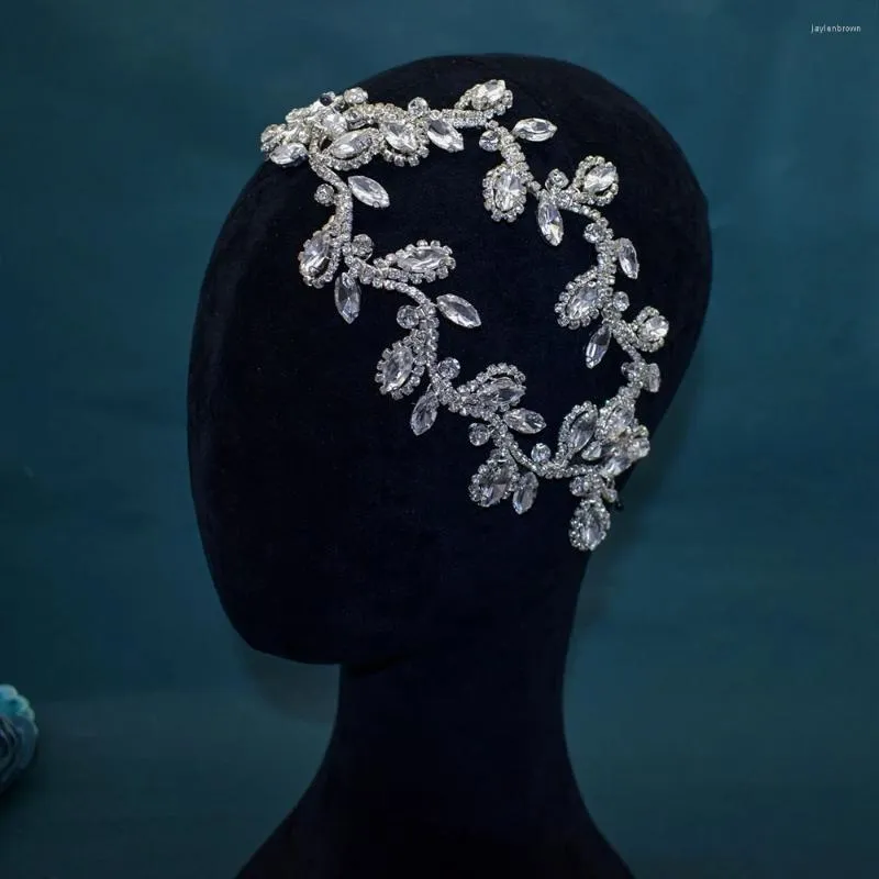 Headpieces a501 nupcial headpiece testa jóias presente cabeça corrente tiaras de casamento para noiva cabelo cristal headdress feminino hairband
