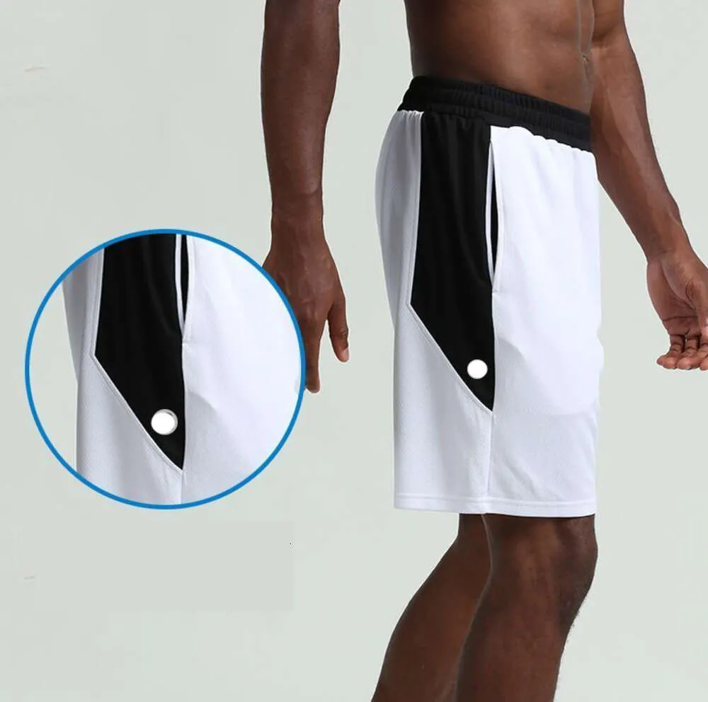 Pantaloncini sportivi da yoga da uomo, ad asciugatura rapida, con tasca per cellulare, pantaloni corti da jogging, palestra, corsa casual 8520