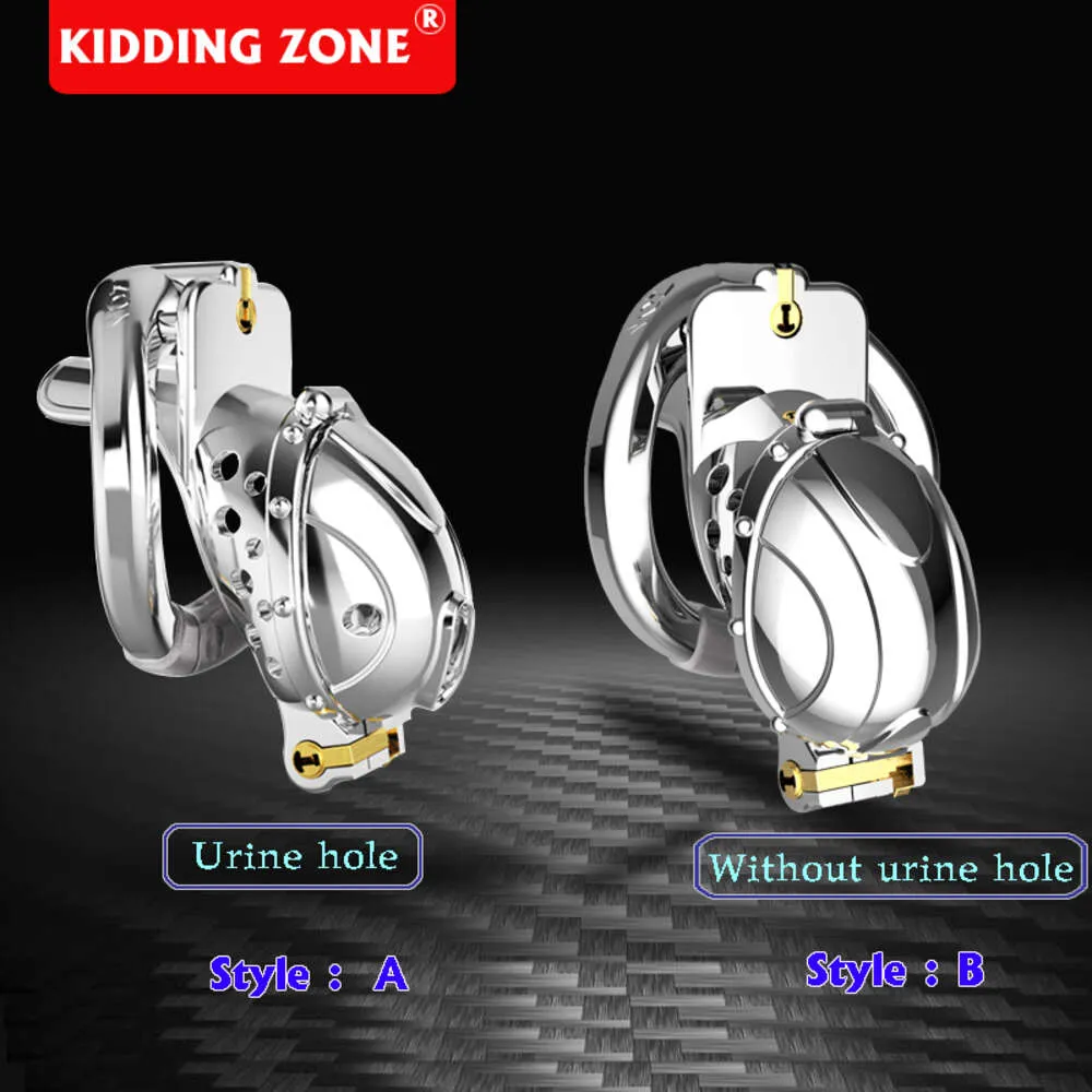 New CHASTE BIRD 2021NewArrival Metal OpenableRingQuick Disassemble Cap Flip DesignMaleChastityDeviceVentHoleCage Adult Toy