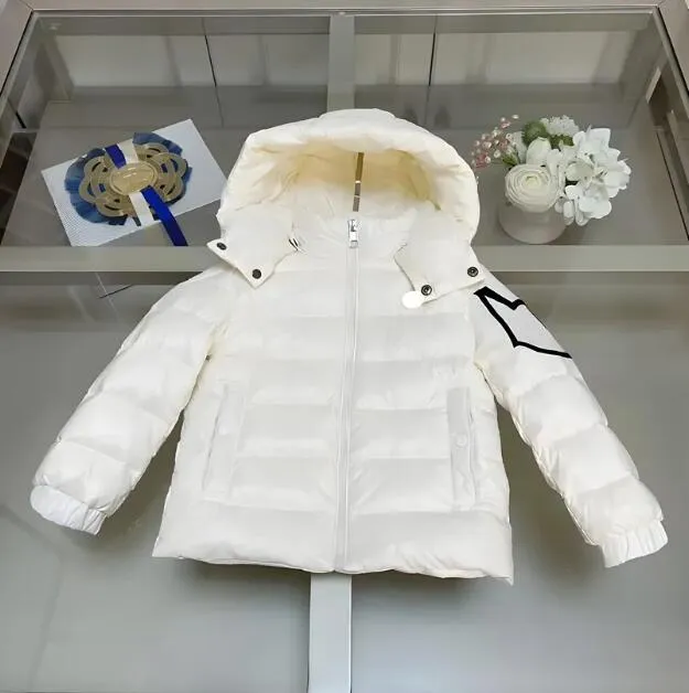 girls boys Down Jackets luxury designer hooded fluffy hoodies coats kids girls boys Puffer Warm windproof outwear coat childrens winter clothes