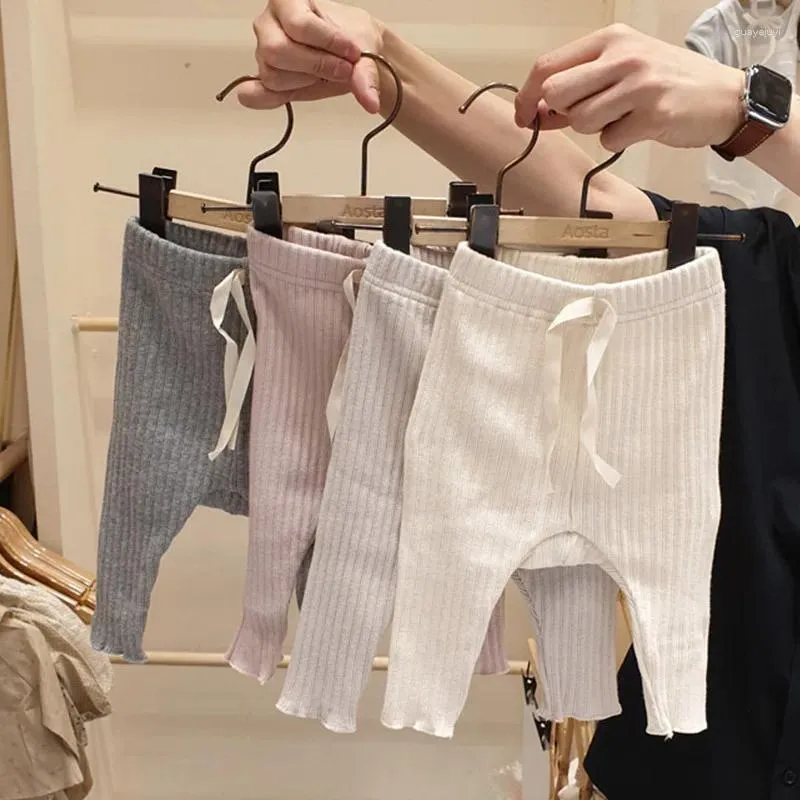 Pantolon bahar bebek tozluk doğumlu kızlar rahat pantolon moda çocukları pp toddler uzun çocuklar için yumuşak