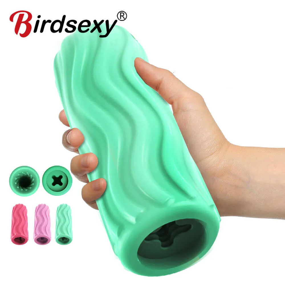 Sex Toy Massager Male Cup Soft Toys Realistic Vagina Adult Endurance Exercise Products Vacuum for Men