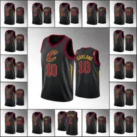 College wear Cleveland Cavaliers``Men Collin Sexton Andre Drummond Kevin Love Darius Garland Statement Black Custom Jersey