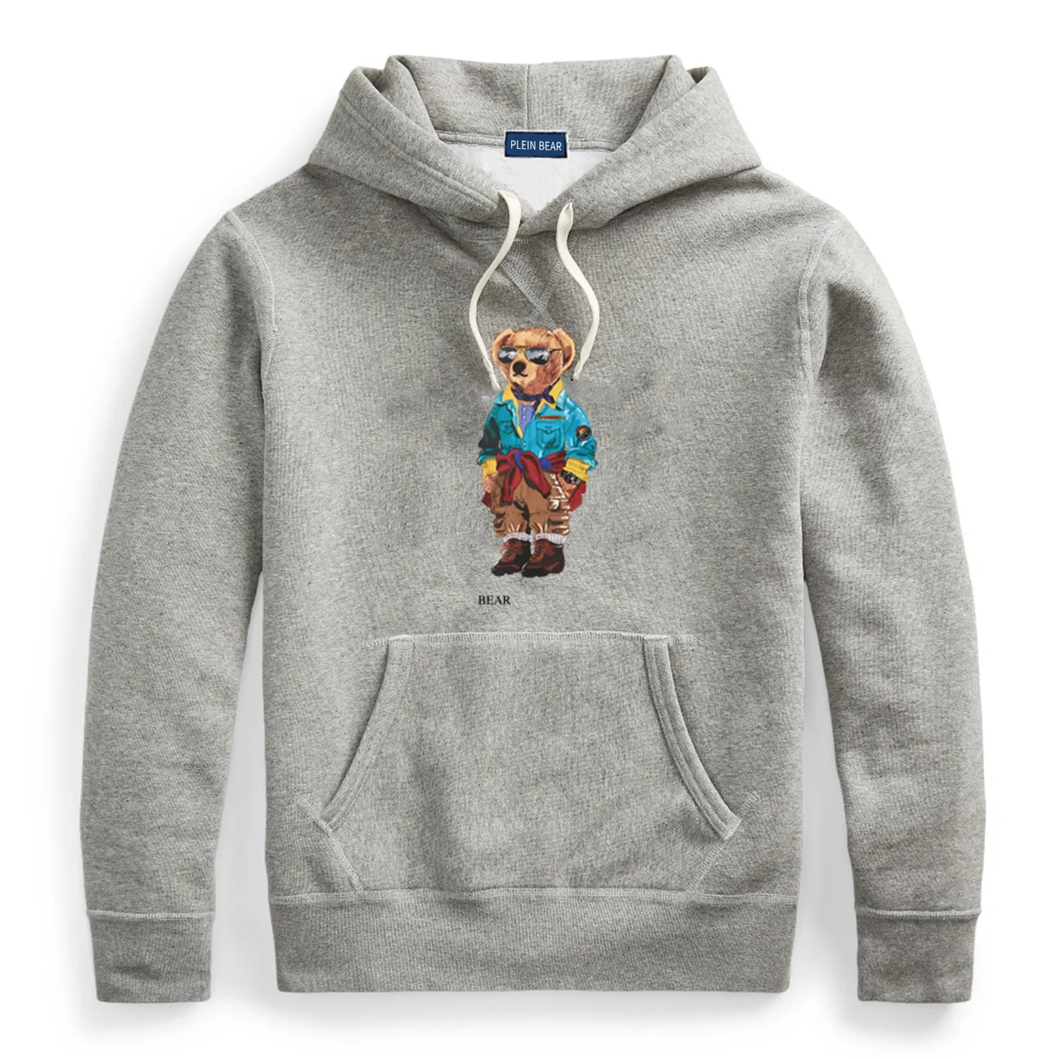 Plein björn varumärke mäns hoodies tröjor varma tjocka tröjor hip-hop lös karakteristiska pullover nallebjörn lyxiga mäns hoodie 9013