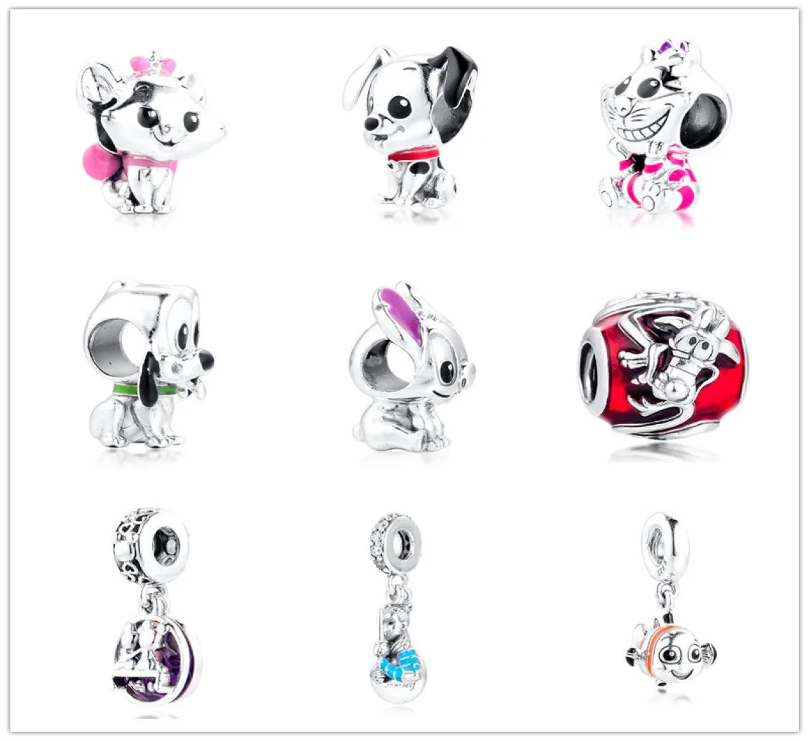 2020 Nouveau Mother039s jour 100 925 Sterling Silver Cartoon Charms Pendentif Souris Charm Fit Bracelets à faire soi-même bracelets Femmes Bijoux Gif6116063