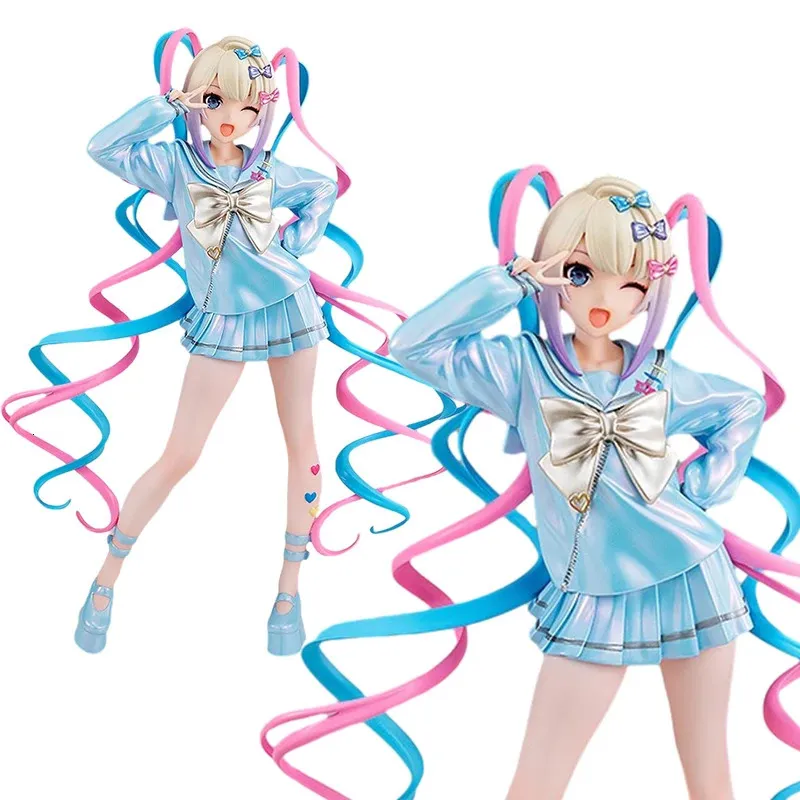 Dockor 17 cm anime behövande tjej överdosfigur spel Kange PVC Stranding Kjolmodell Kid Toys Doll Collection Ornaments Gift 231130