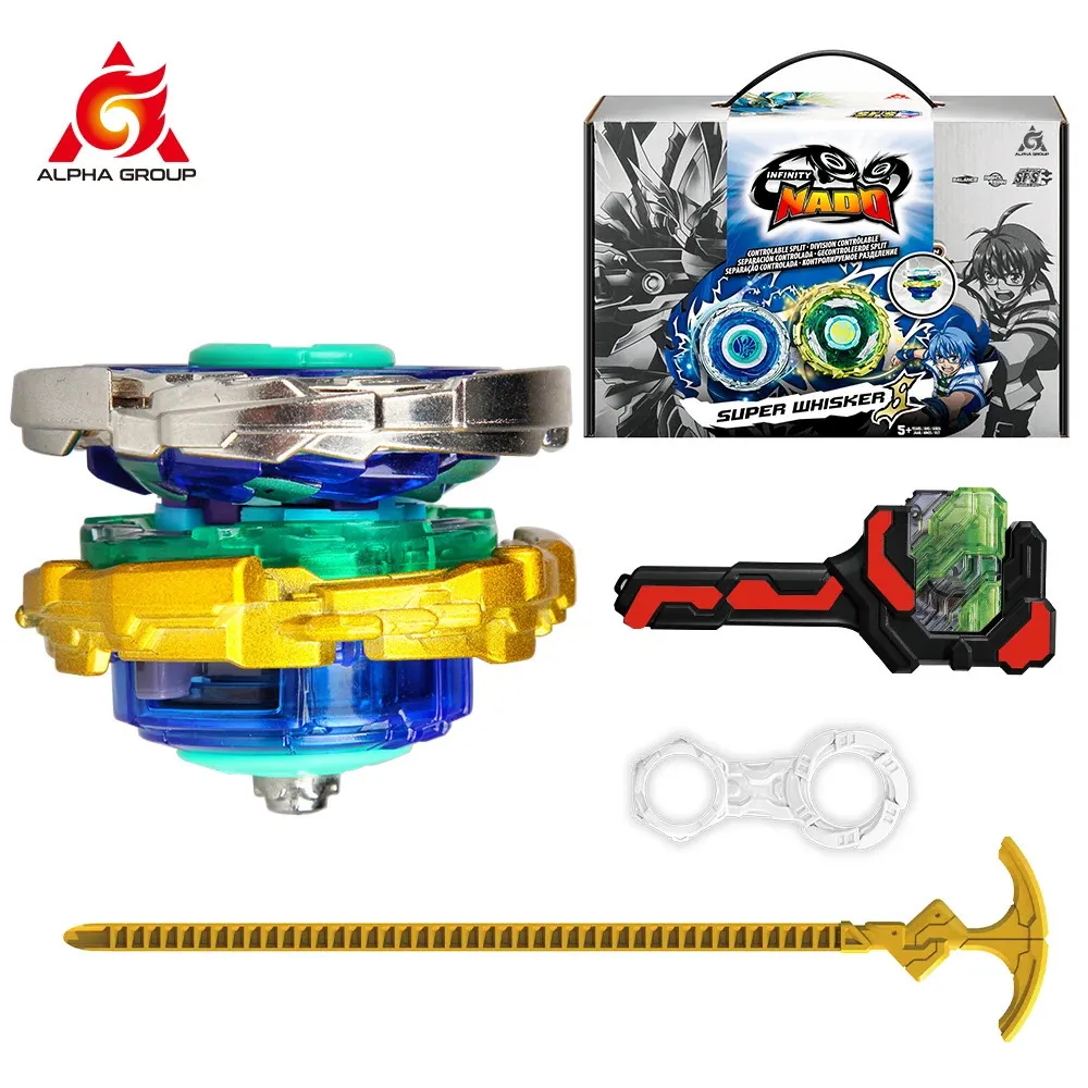 4D Beyblade Infinity Nado 3 Serie Crack originale Split 2 In1 Trottola in metallo Giroscopio Battaglia con Anime Giocattolo per bambini Regalo 231130