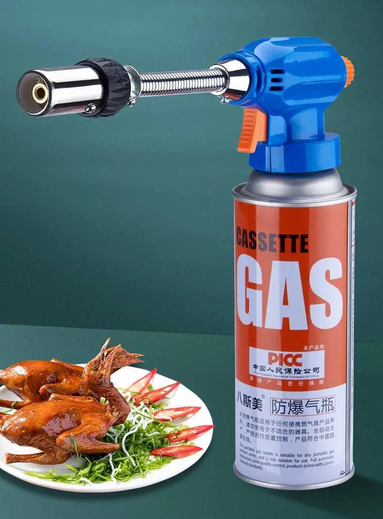 VBESTLIFE Torche pour barbecue Torche à gaz de soudage en alliage d