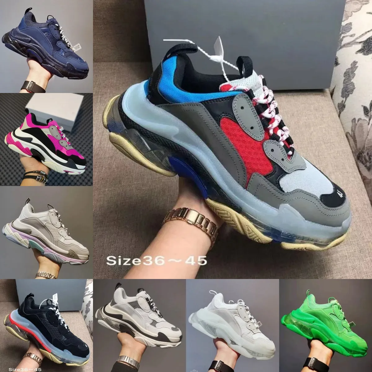 woman sneakers mens shoes women men casual Track shoes white black pink grey beige orange blue platform tracks mens sports sneakers 36-45 womans boots designer shoes