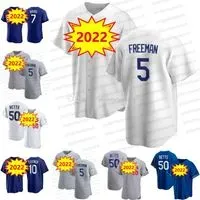 College wear LA #5 Freddie Freeman Dodgers Jersey Clayton  Mookie Betts Chris Taylor Cody Bellinger Trea Turne Justin Turne Max Muncy