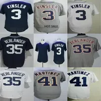 Baseball Jerseys NEW College Baseball Wears baseball Wholesale  3 Ian Kinsler 35 Justin Verlander 41 Victor Martinez Blue Grey White Embroidery s Best